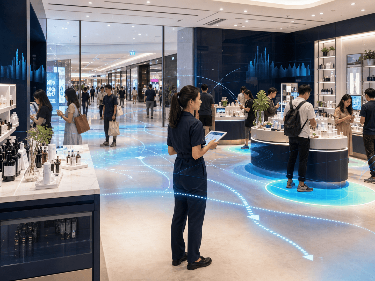Smart Staff Scheduling with Footfall Analytics